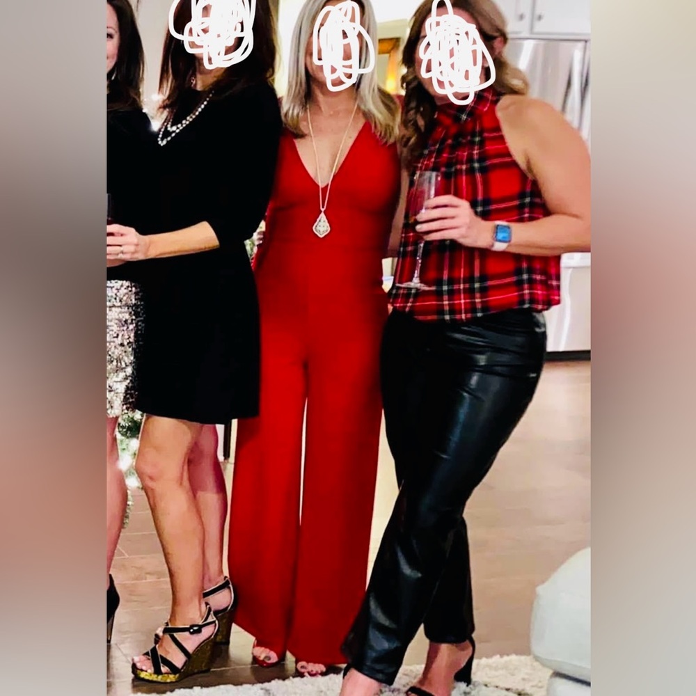 Lulus size XS red pantsuit.